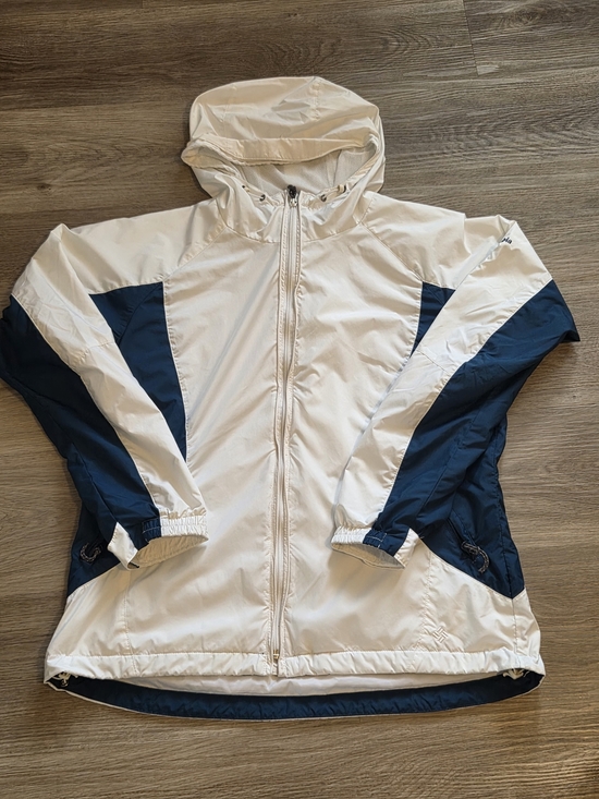 Columbia Other - Columbia This jacket is a white and navy blue Columbia windbreaker
